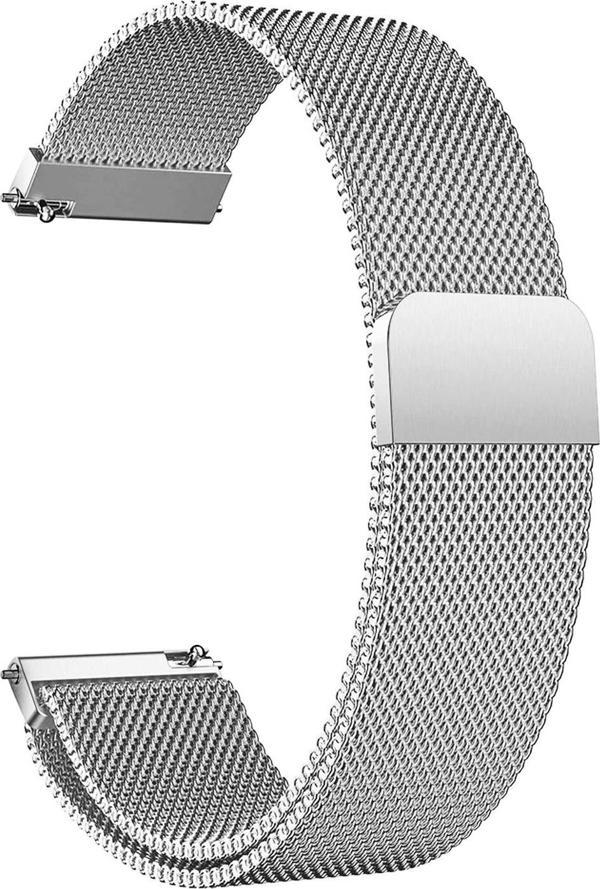 Microsonic Samsung Galaxy Watch 46mm Milanese Loop Kordon Gümüş - Image 1