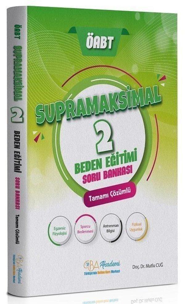 ÖABT Beden Eğitimi Supramaksimal-2 Soru Bankası Çözümlü - CBA Akademi Yayınları - Image 1