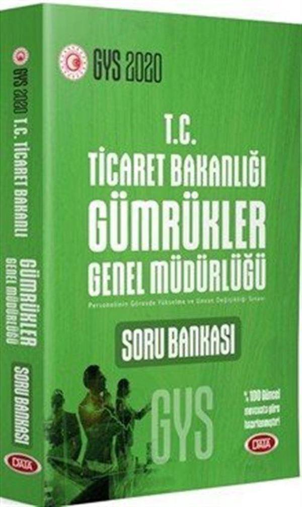 2020 GYS T. C. Ticaret Bakanlığı Gümrükler Genel Müdürlüğü GYS Soru Bankası - Data Yayınları - Image 1