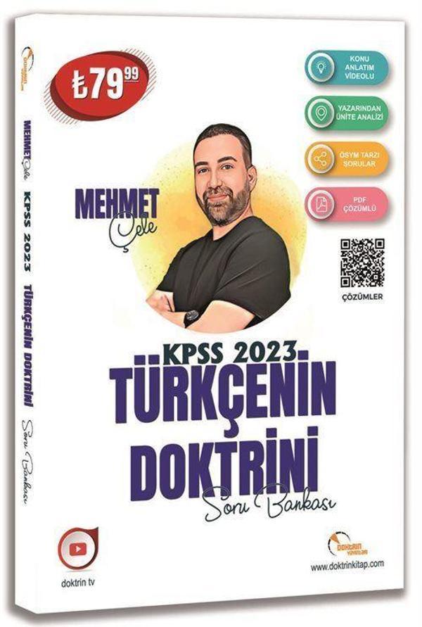 2023 KPSS Türkçenin Doktrini Soru Bankası - Doktrin Yayınları - Image 1