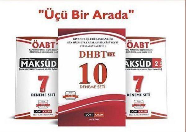 DHBT 3'lü Set - Dört Kalem Yayınları - Image 1