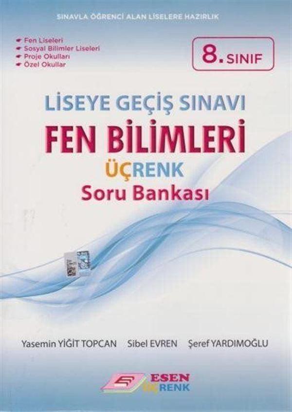 8. Sınıf Fen Bilimleri Üçrenk Soru Bankası - Esen Üçrenk Yayınları - Image 1