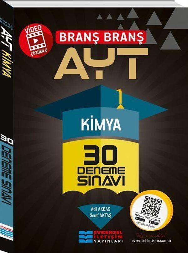 AYT Kimya 30 Deneme Sınavı Video Çözümlü - Evrensel İletişim Yayınları - Image 1