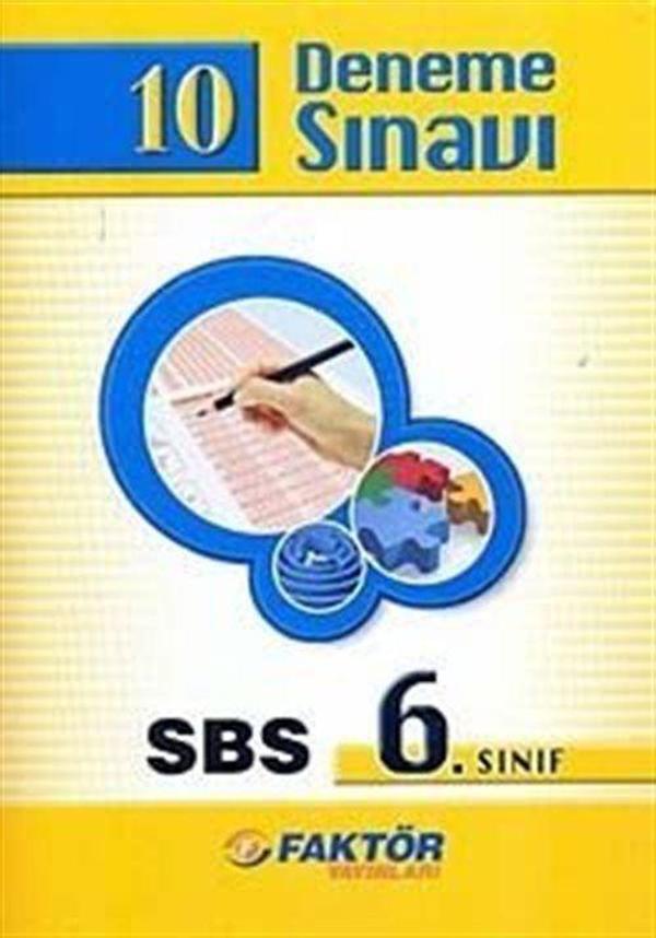 SBS 6. Sınıf 10 Deneme Sınavı - Faktör Yayınları - Image 1
