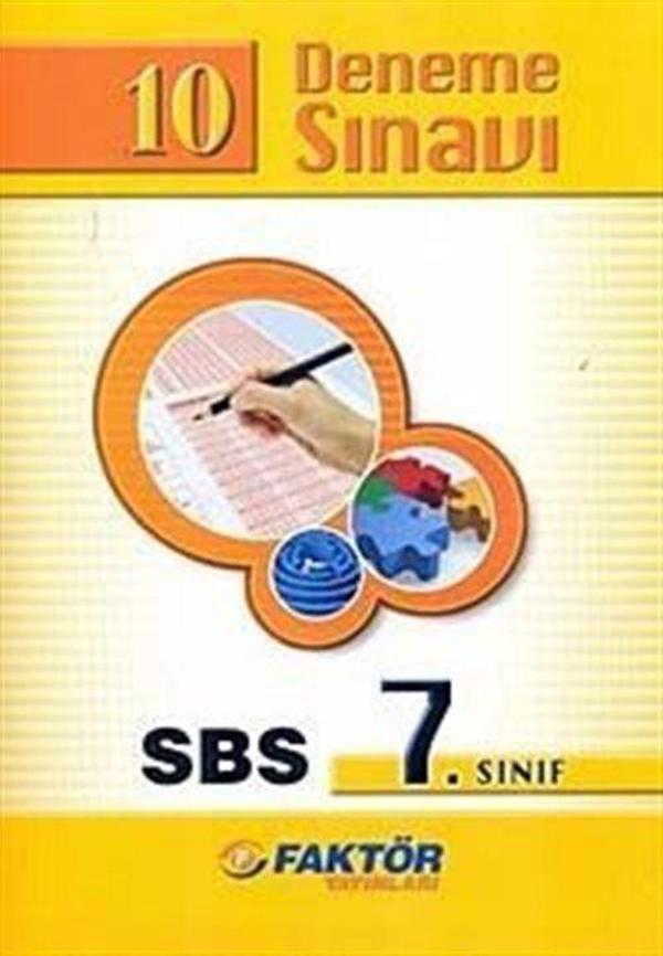 SBS 7. Sınıf 10 Deneme Sınavı - Faktör Yayınları - Image 1
