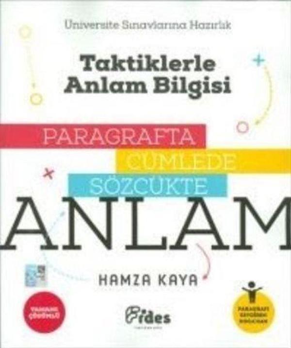 Taktiklerle Anlam Bilgisi Paragrafta Cümlede Sözcükde Anlam - Fides Yayınları - Image 1