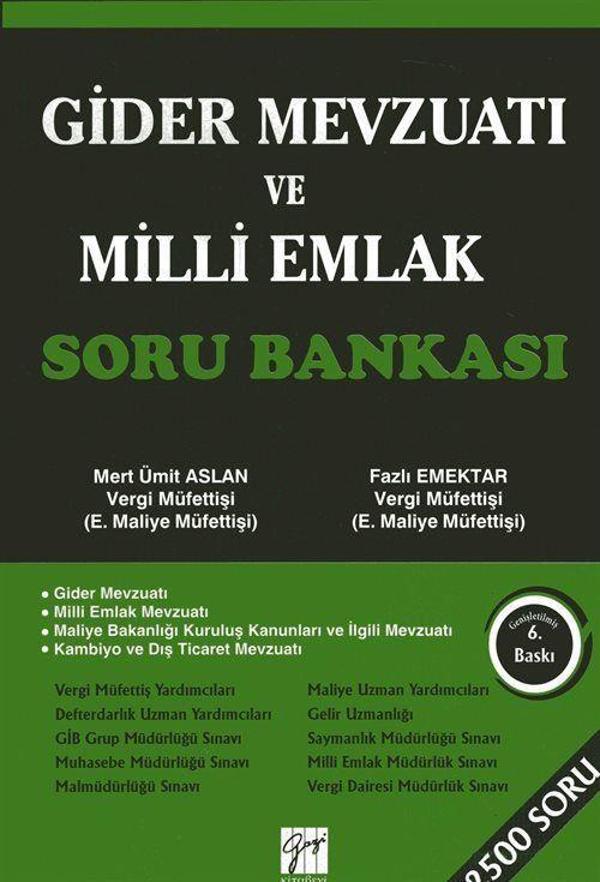 Gider Mevzuatı ve Milli Emlak Soru Bankası - Gazi Kitabevi - Image 1