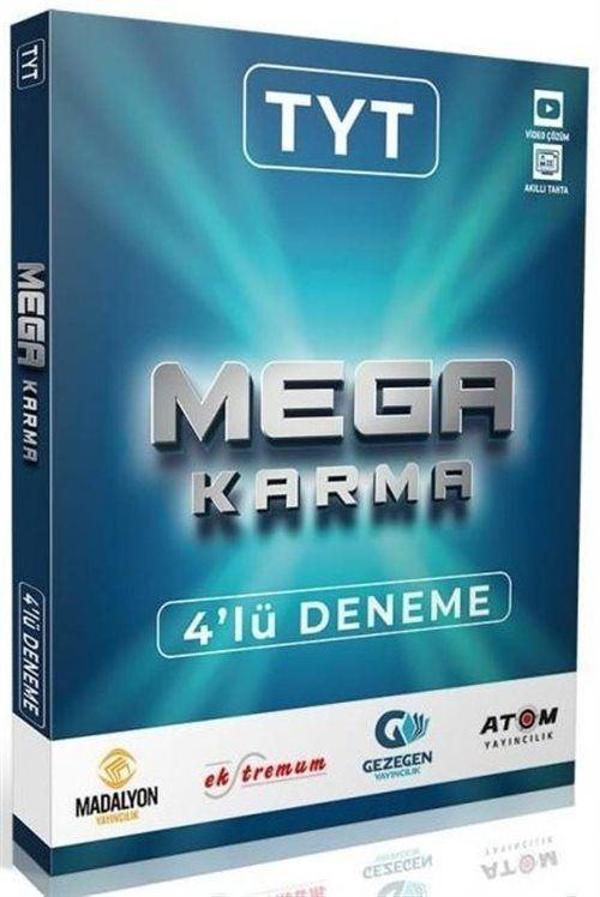 2021 Mega Karma 4'lü TYT Deneme - Gezegen Yayıncılık - Image 1