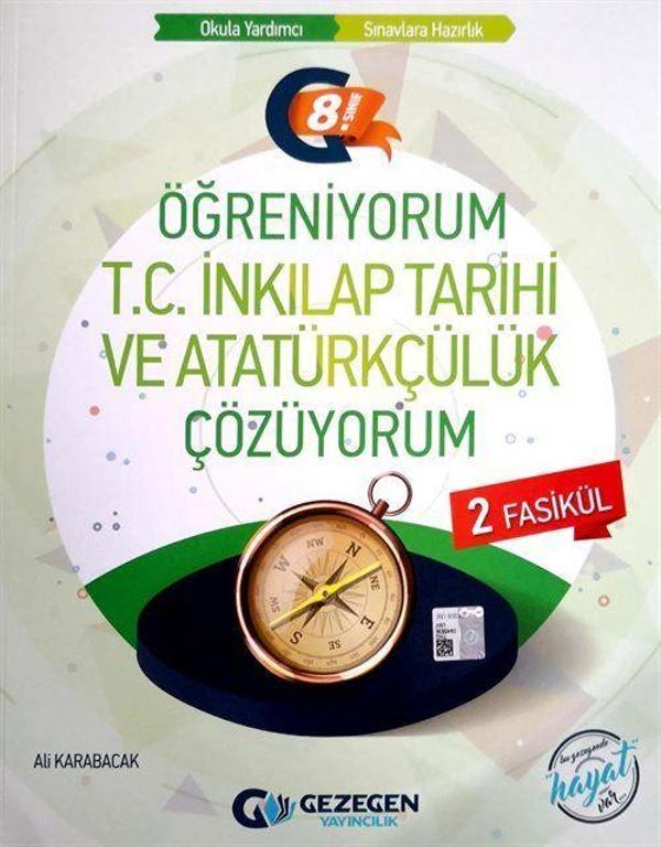 8. Sınıf Öğreniyorum T.C.İnkılap Tarihi ve Atatürkçülük Çözüyorum (2 Fasikül) - Gezegen Yayıncılık - Image 1