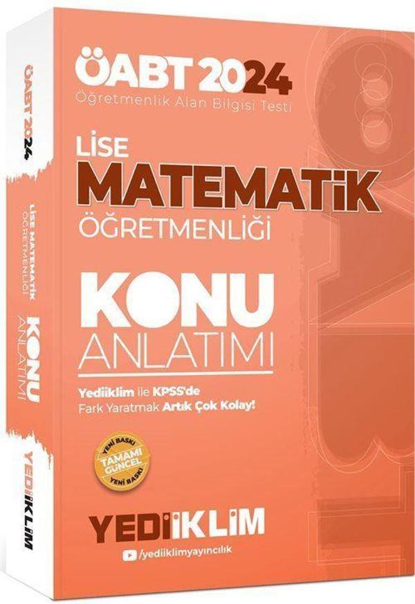 2024 ÖABT Lise Matematik Öğretmenliği Konu Anlatımı - Yediiklim Yayınları - Image 1