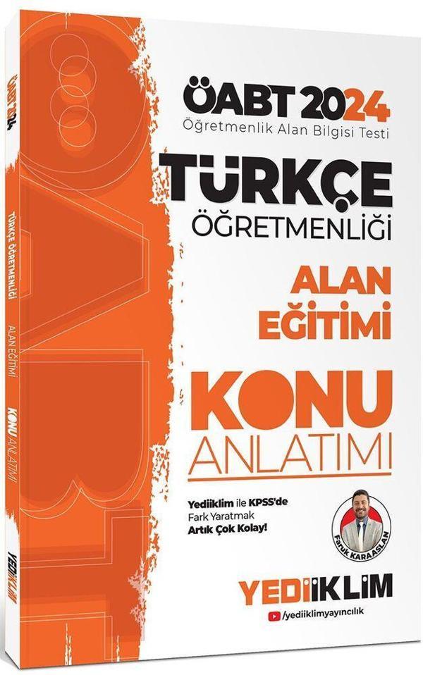 2024 ÖABT Türkçe Öğretmenliği Alan Eğitimi Konu Anlatımı - Yediiklim Yayınları - Image 1