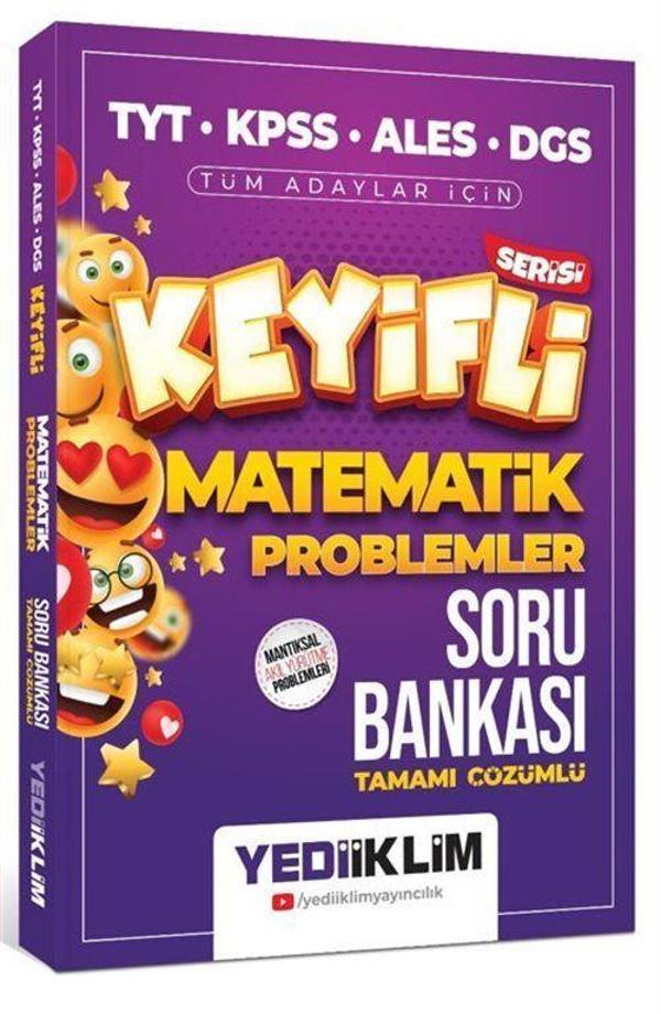 Keyifli Matematik Serisi Tamamı Çözümlü Problemler Soru Bankası - Yediiklim Yayınları - Image 1