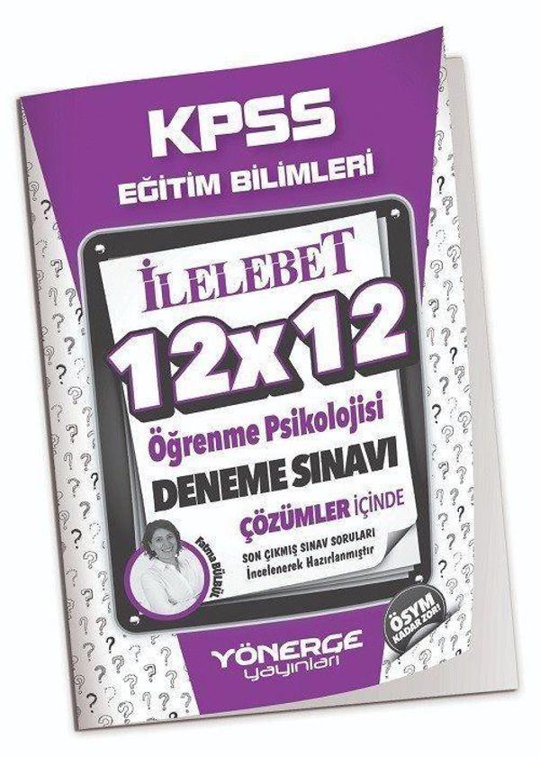 2023 KPSS Eğitim Bilimleri Öğrenme Psikolojisi 12x12 Deneme Çözümlü - Yönerge Yayınları - Image 1