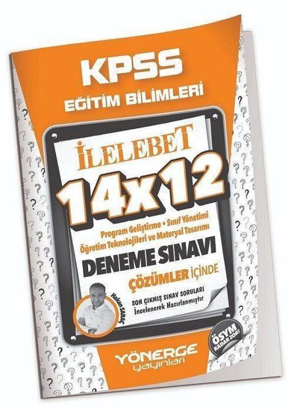 2023 KPSS Eğitim Bilimleri Program Geliştirme, Sınıf, Öğretim Teknolojileri, Materyal 14x12 Deneme Çözümlü - Yönerge Yayınları - Image 1