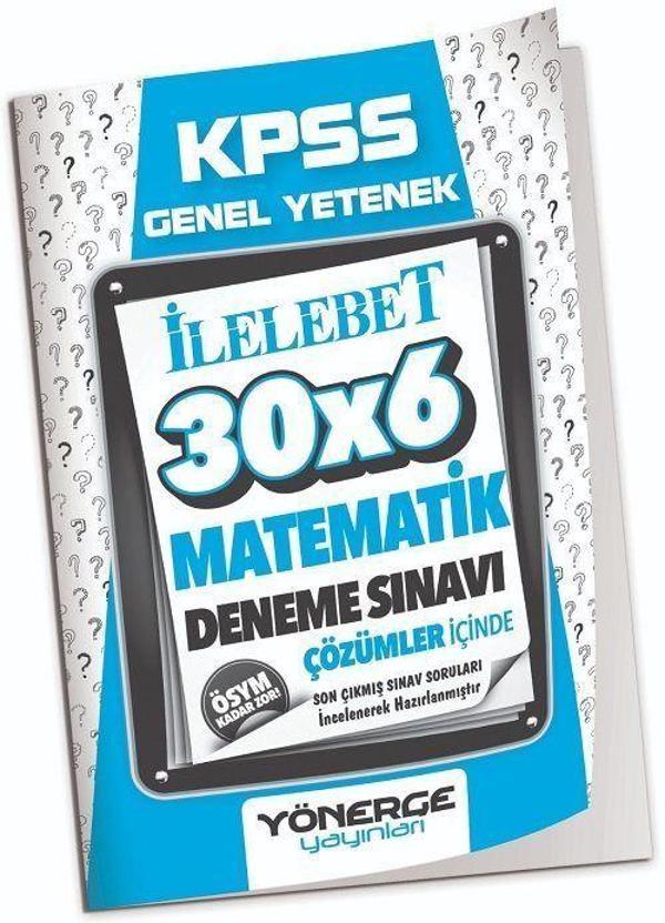 2023 KPSS Matematik İlelebet 30x6 Deneme Çözümlü - Yönerge Yayınları - Image 1