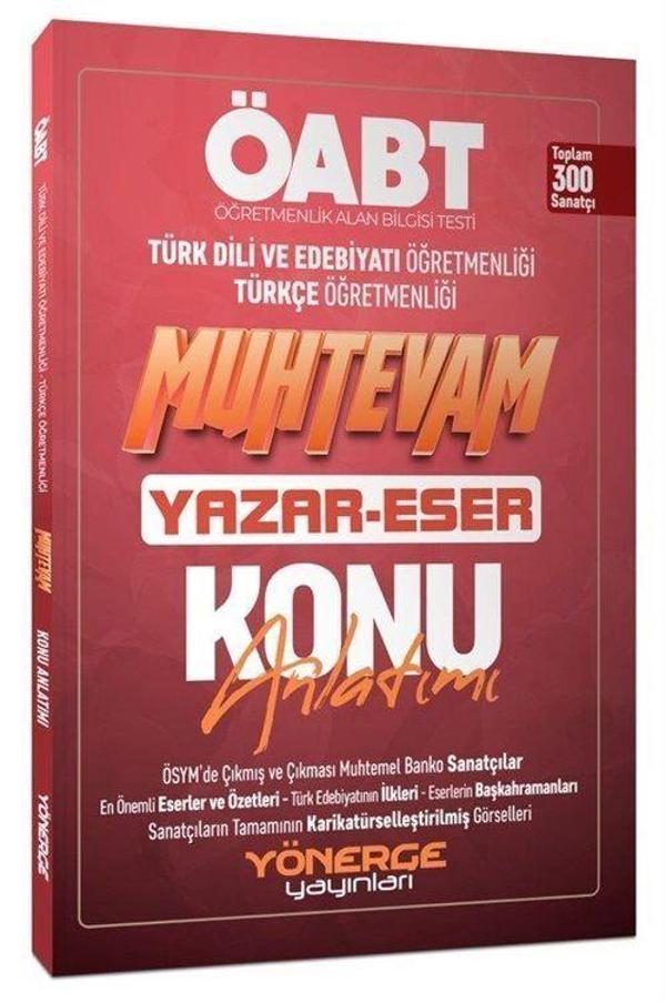 2023 ÖABT Türkçe-Edebiyat Muhtevam Yazar Eser Konu Anlatımı - Yönerge Yayınları - Image 1