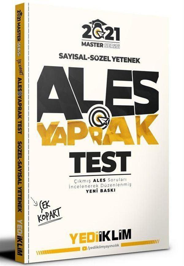 2021 Ales Sayısal Sözel Yetenek Çek Kopart Yaprak Test - Yediiklim Yayınları - Image 1