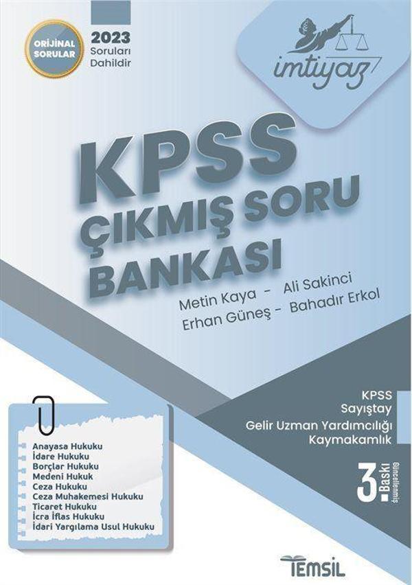 İmtiyaz KPSS Çıkmış Soru Bankası - Temsil Kitap - Image 1