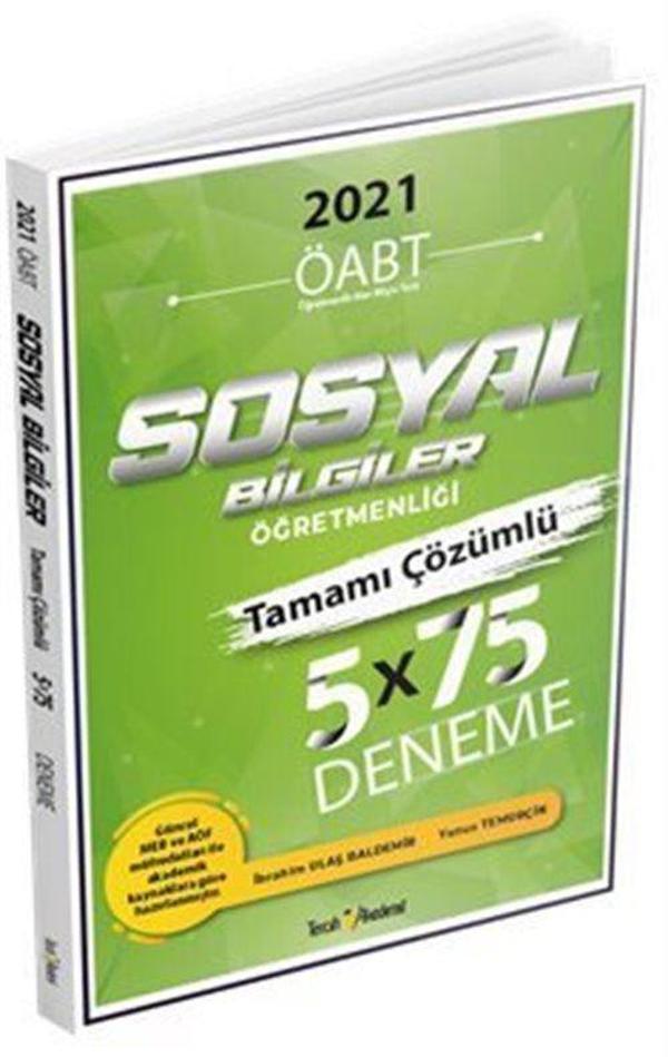 ÖABT Sosyal Bilgiler Öğretmenliği Tamamı Çözümlü 5x75 Deneme - Image 1
