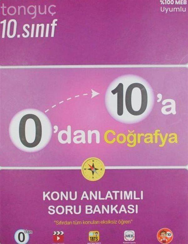 10. Sınıf 0'dan 10'a Coğrafya Konu Anlatımlı Soru Bankası - Tonguç Akademi - Image 1