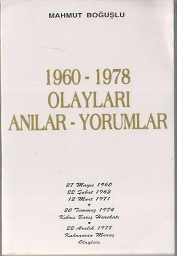 1960-1978 Olayları Anılar-Yorumlar - Kastaş Yayınları - Image 1
