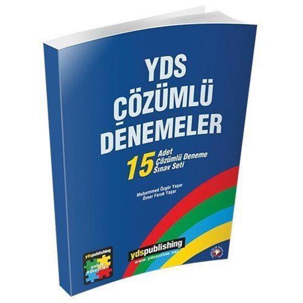 YDS Çözümlü Denemeler 15 Adet Çözümlü Deneme Sınav Seti - YDS Publishing - Image 1