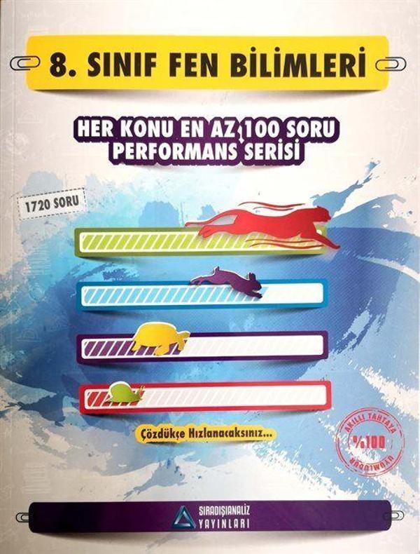 8. Sınıf Fen Bilimleri Performans Serisi Soru Bankası - Sıradışı Analiz Yayınları - Image 1