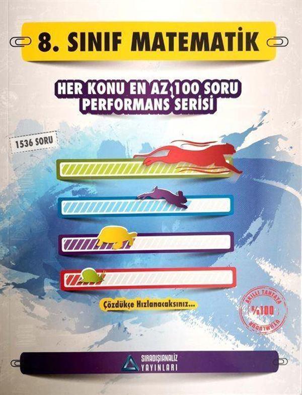 8. Sınıf Matematik Performans Serisi Soru Bankası - Sıradışı Analiz Yayınları - Image 1