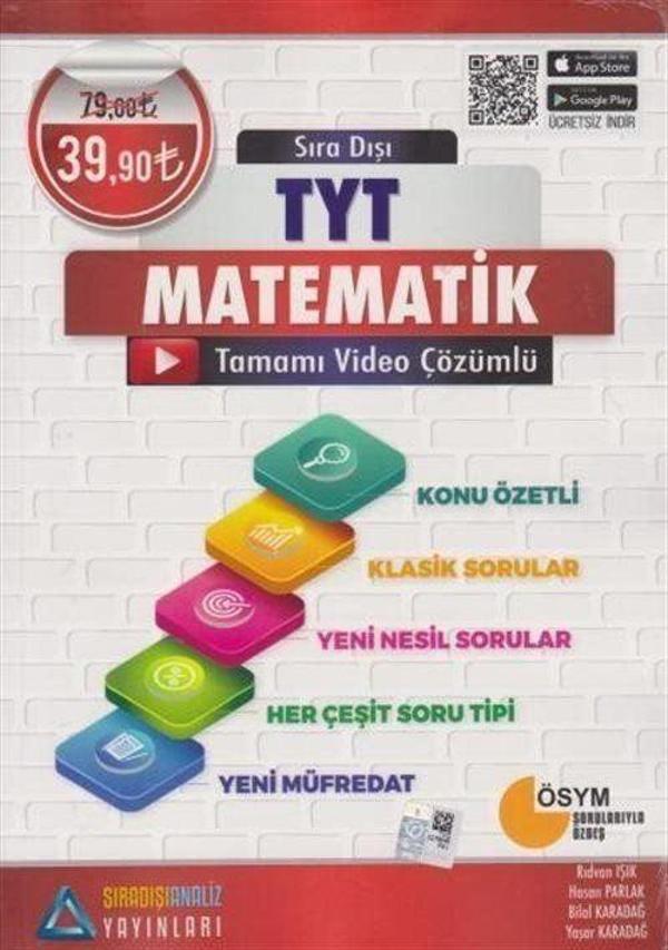 Matematik 1 Tamamı Çözümlü Konu Özetli - Sıradışı Analiz Yayınları - Image 1