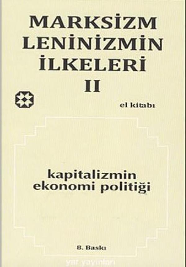 Marksizm Leninizmin İlkeleri Cilt 2 Kapitalizmin Ekonomi Politiği - Yar Yayınları - Image 1