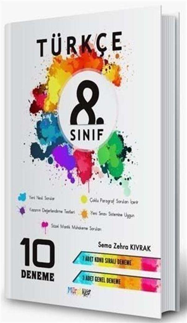 8. Sınıf Sınıf Türkçe 10 Deneme - Mürekkep Yayıncılık - Image 1