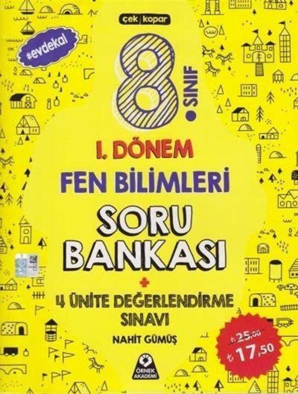 8. Sınıf 1. Dönem Fen Bilimleri Soru Bankası - Örnek Akademi Yayınları - Image 1