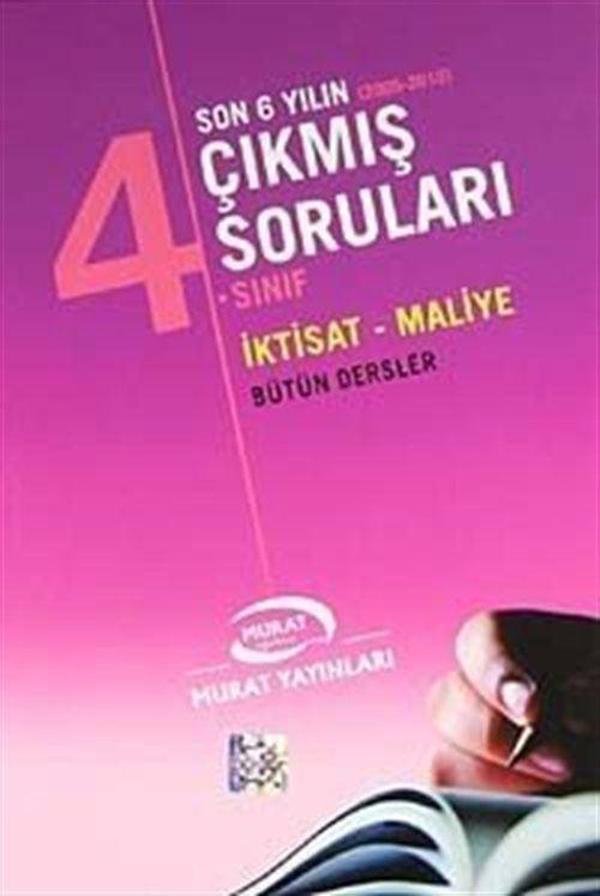 4. Sınıf İktisat-Maliye Bütün Dersler / Son 6 Yılın Çıkmış Soruları (2005-2010) - Murat Eğitim Kurumları - Image 1