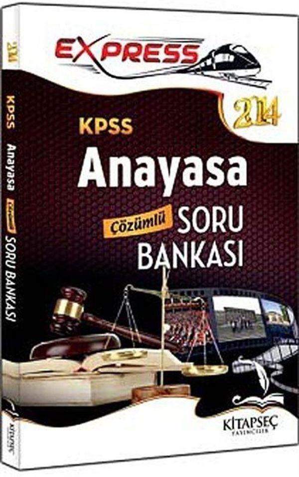 2014 Express KPSS Anayasa Çözümlü Soru Bankası - Kitapseç Yayınları - Image 1