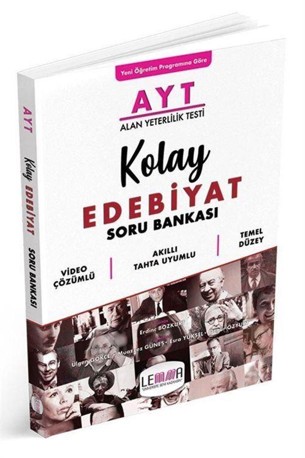 AYT Kolay Edebiyat Soru Bankası - Lemma Yayınları - Image 1
