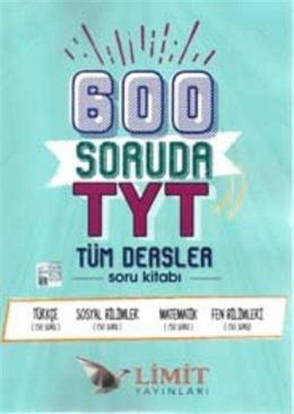 TYT 600 Soruda Tüm Dersler Soru Kitabı - Limit Yayınları - Image 1