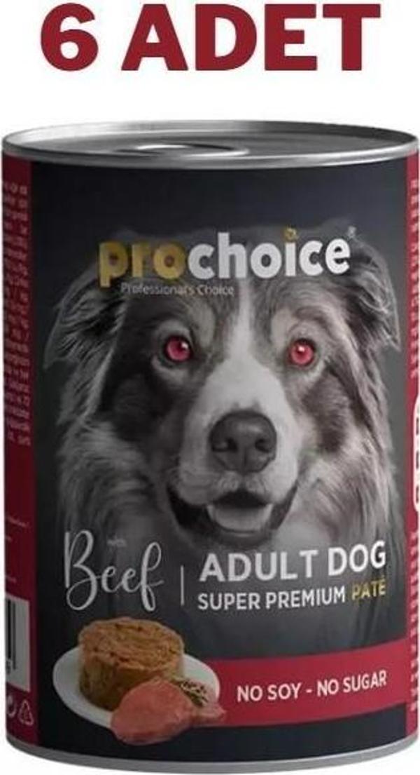 Prochoice Adult Dog Beef Pate Köpek Konservesi 6 x 400 gr - Image 1