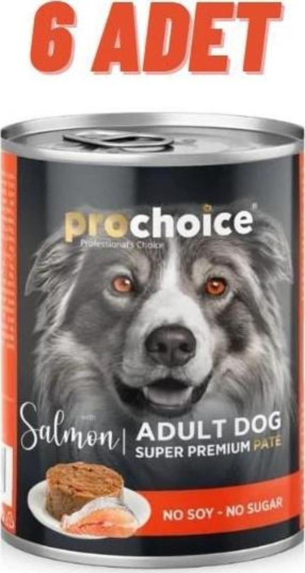 Prochoice Adult Dog Salmon Pate Köpek Konservesi 6 x 400 gr - Image 1