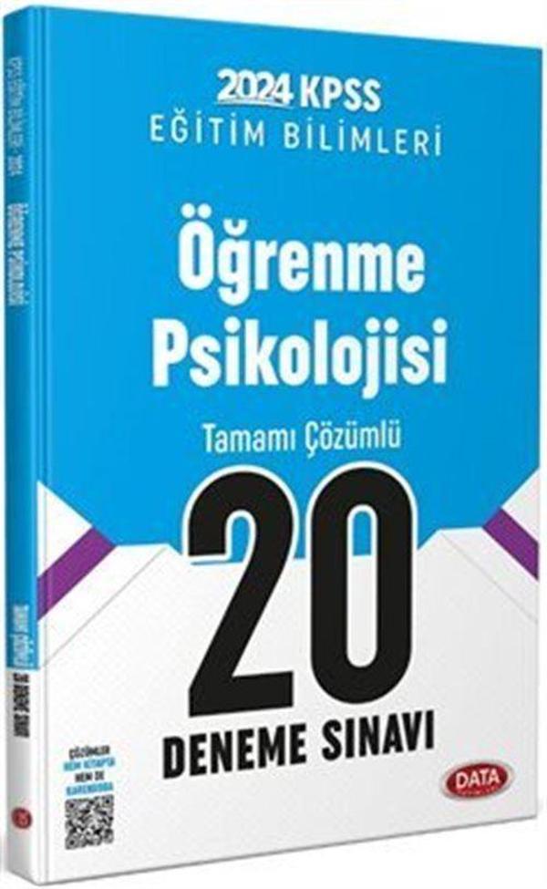 2024 KPSS Eğitim Bilimleri Öğrenme Psikolojisi Tamamı Çözümlü 20 Deneme Sınavı - Data Yayınları - Image 1