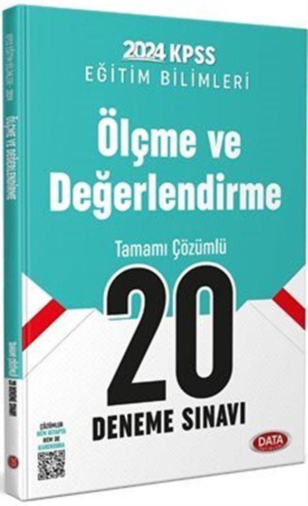 2024 KPSS Eğitim Bilimleri Ölçme ve Değerlendirme Tamamı Çözümlü 20 Deneme Sınavı - Data Yayınları - Image 1