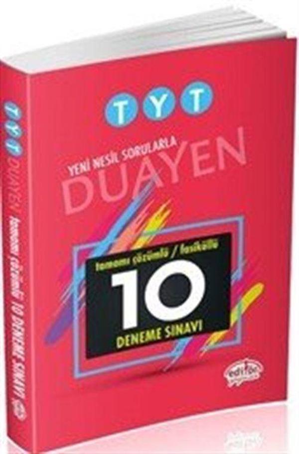 TYT Duayen Çözümlü 10 Fasikül Deneme Sınavı - Editör - Image 1