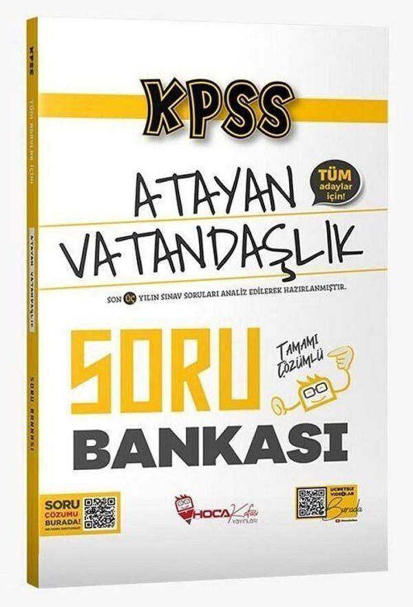 KPSS Vatandaşlık Atayan Soru Bankası Çözümlü - Hoca Kafası Yayınları - Image 1