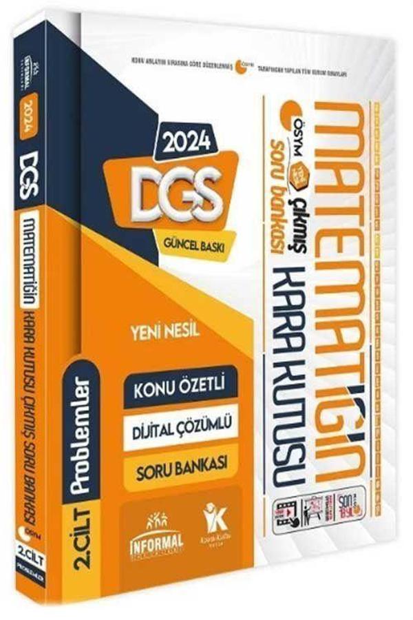 2024 DGS Matematiğin Kara Kutusu (2. Cilt) (Problemler) - Çıkmış Sorular Soru Bankası - İnformal Yayınları - Image 1