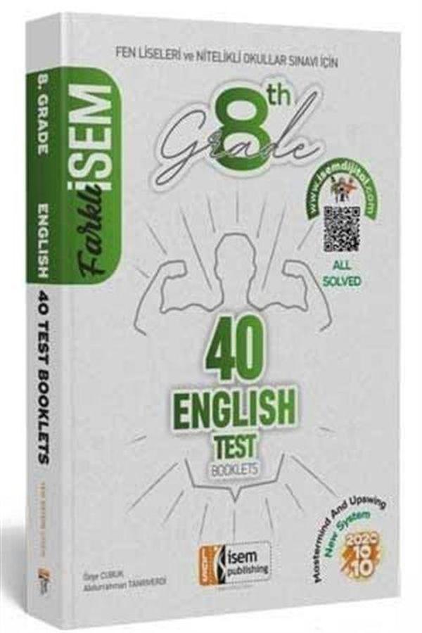 2021 LGS Farklı İsem 8. Sınıf İngilizce 40'li Sarmal Deneme - İsem Kitap - Image 1