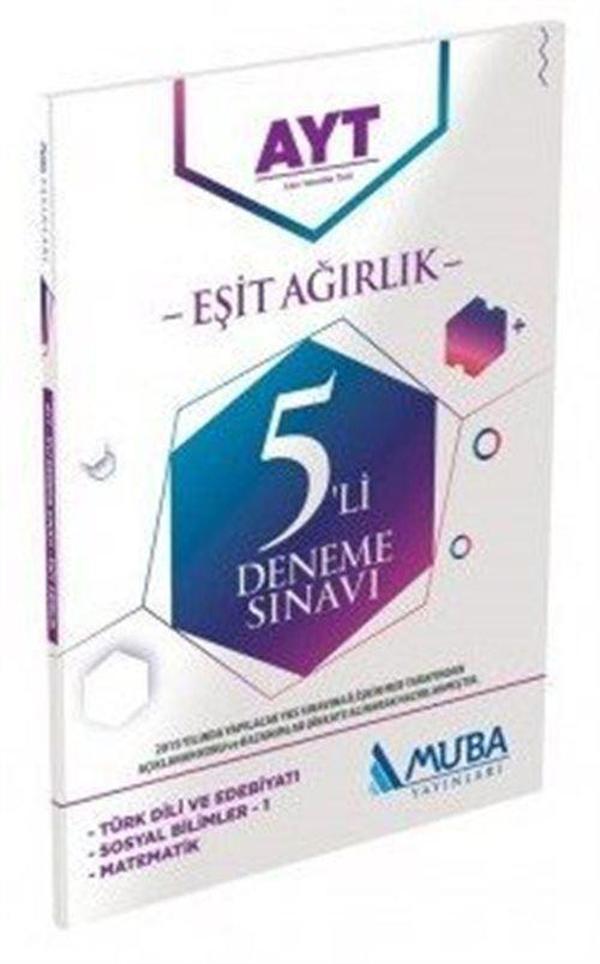 AYT Eşit Ağırlık 5'li Deneme Sınavı (1915) - Muba Yayınları - Image 1