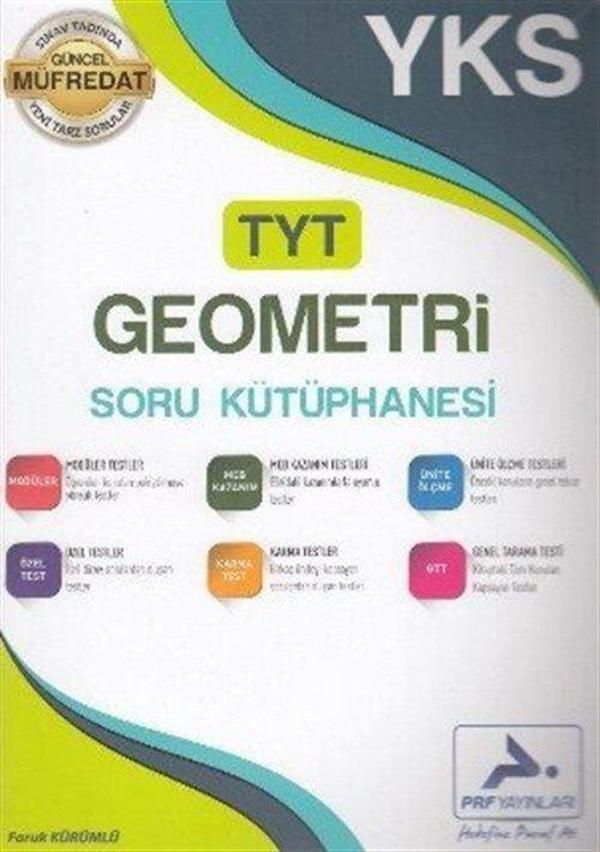 YKS TYT Geometri Soru Kütüphanesi - Prf Yayınları - Image 1