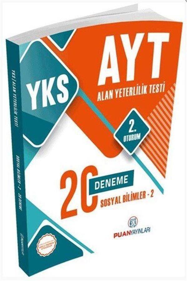 YKS-AYT 2. Oturum Sosyal Bilimler 2 20 Deneme - Puan Akademi Yayınları - Image 1