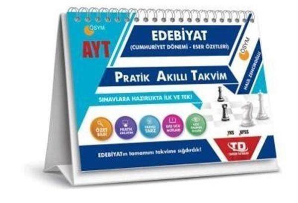 YKS AYT Pratik Akıllı Takvim Edebiyatı-Cumhuriyet Dönemi Eser Özetler - Tandem Yayınları - Image 1