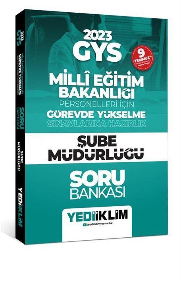 2023 GYS Millî Eğitim Bakanlığı Personelleri İçin Görevde Yükselme Sınavlarına Hazırlık Şube Müdürlüğü Soru Bankası - Yediiklim Yayınları - Image 1