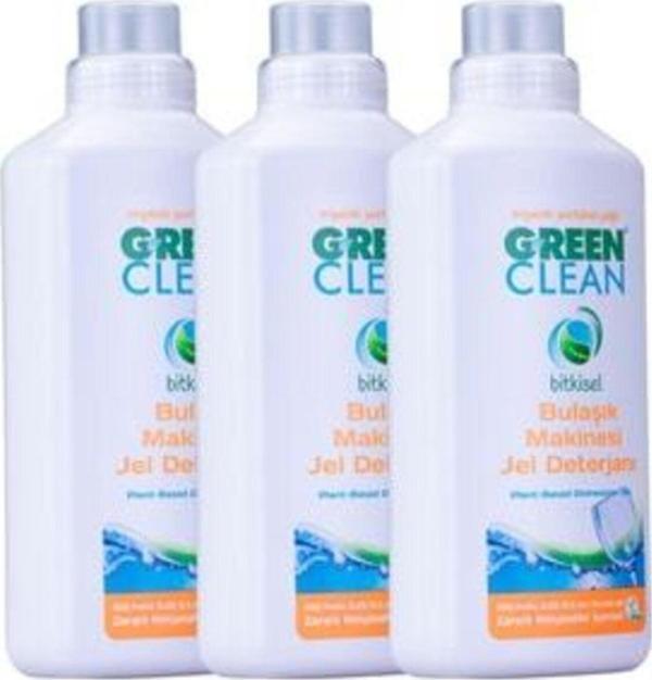 U Green Clean 1Lt 3Lü Bulaşık Makinesi Jel Deterjan - Image 1
